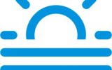 soleggiato foschia meteo
