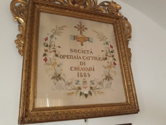 emblema società operaia cattolica n s dell'orto