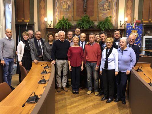 Auguri di Natale tra amministratori e dipendenti comunali di Rapallo