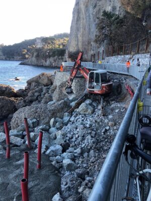 Portofino, proseguono i lavori senza sosta