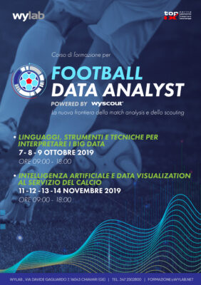 Ad ottobre il corso di Football Data Analyst