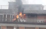 Appartamento a fuoco a Caperana: panico nel quartiere