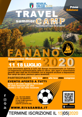 Il Rivasamba organizza il “Travel summer camp” per il prossimo luglio