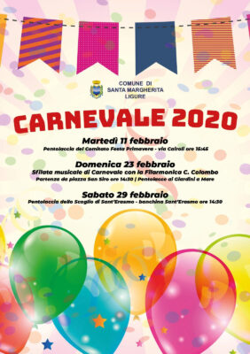 Carnevale a Santa Margherita Ligure, tre date ricche di divertimento