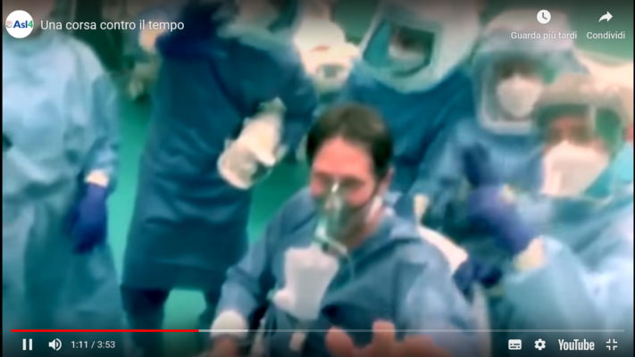 Milioni di visualizzazioni per il video del reparto Covid