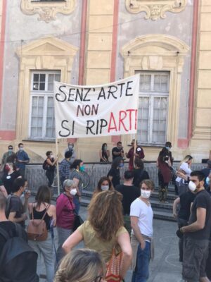 Manifestazione spettacolo Genova1