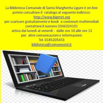 Nuove iniziative per biblioteca on line a Santa Margherita