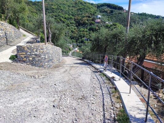 I lavori programmati sulle strade di Zoagli