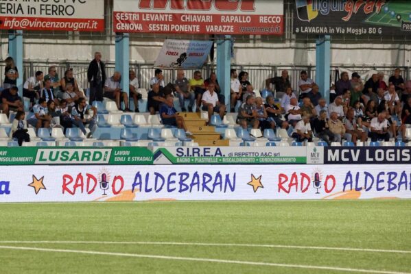 al comunale lo striscione di aldebaran Distinti