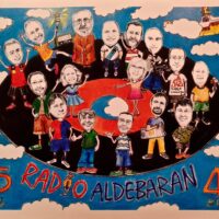 Cartolina radio aldebaran 45 anni