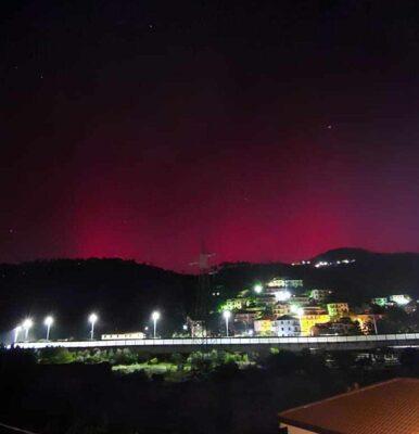 aurora boreale sestri levante