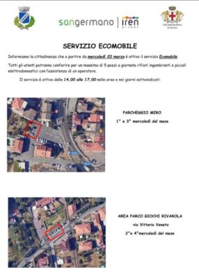 locandina servizio ecomobile carasco locandina servizio ecomobile carasco