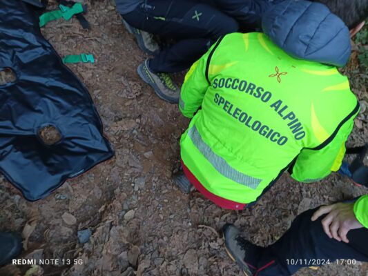 soccorso alpino e speleologico liguria