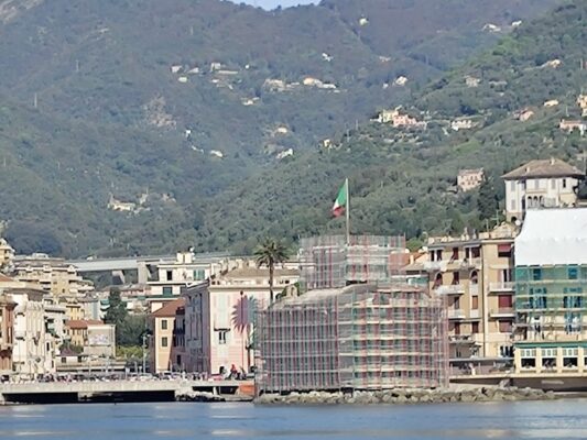 rapallo castello impalcature Rapallo