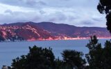 tramonto chiavari visto da santa margherita