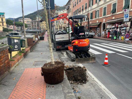 Lavori Via Roma a Recco Via Roma