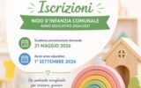 locandina iscrizioni nido lavagna