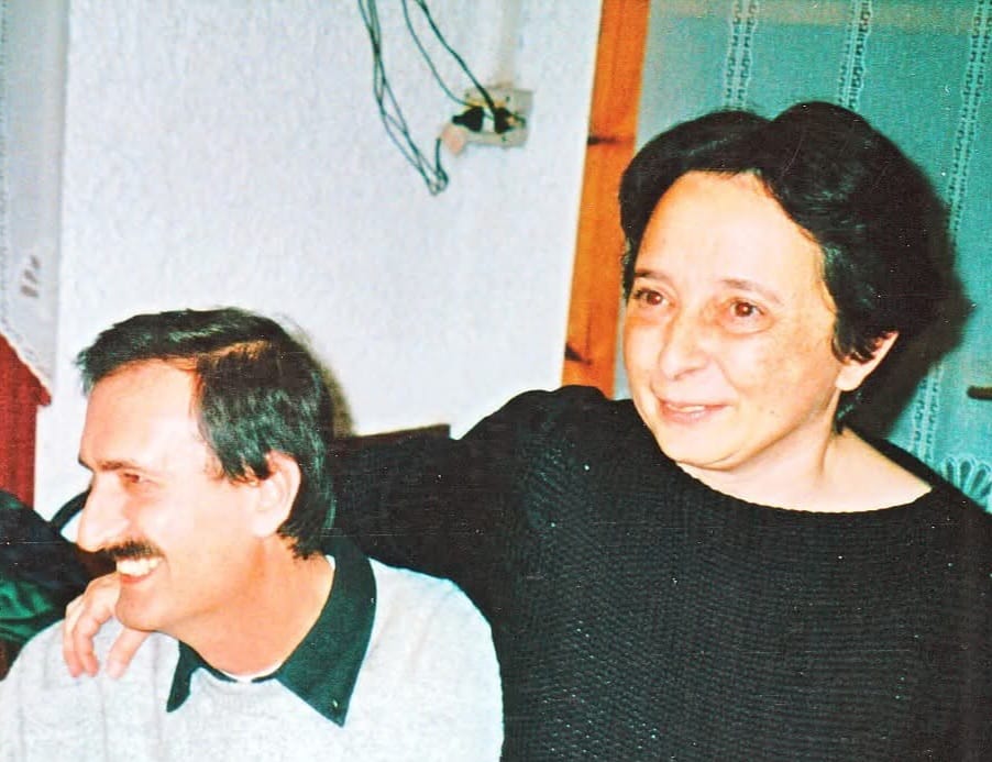umberto righi con la moglie alba rossi